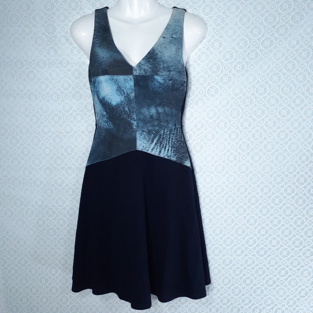 Baily44 Dress Suede Jersey Knit Size XS